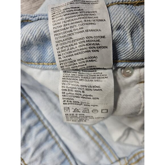 H&M Light Blue High Rise Women Jeans - Picture 8 of 13